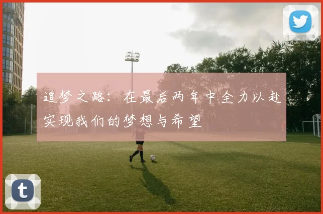 追梦之路：在最后两年中全力以赴实现我们的梦想与希望